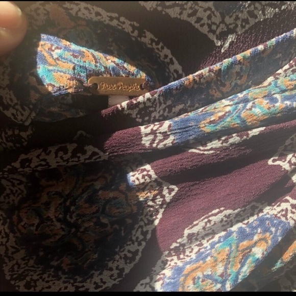 Free People Sarong Print Shorts w Sash - Picture 6 of 6